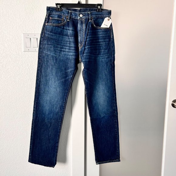 $295 NWT RE/DONE MEN'S 1 YEAR WEAR 60s SLIM JEANS SZ 32 - Picture 4 of 5